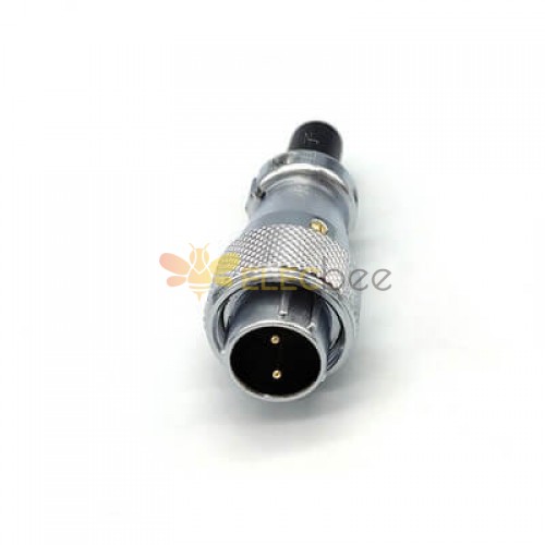 WS16 2pin Heavy Power Connector, 2pin Male PLug 10A 500V High Voltage Industrial Connector