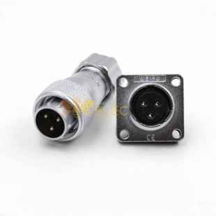 WS16 3pin Waterproof Power connector Plug Socket,3 Wire aviation cable connector male and female, TP/Z