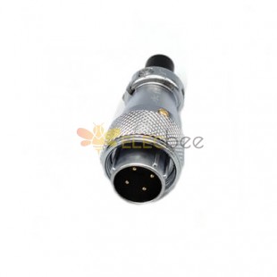 WS16 4Pin Male Connector Electrical Connector Plug ,5A Circular Waterproof Connector