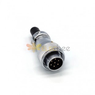 WS16 7pin Power Connector, Male connector Aviation High Voltage Bulkhead Solder Wire Plug