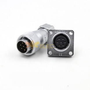 WS16 7pin Power Connector, TP+Z male and female Aviation High Voltage Bulkhead Solder Wire Plug