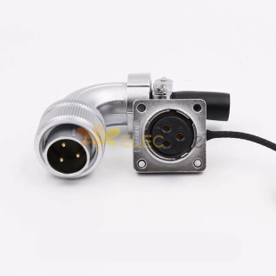 WS20 Industrial Connectors 3 pin angled plug and socket Mechanical power connector (TS+Z 30pin)