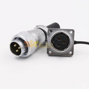 WS20 Industrial Connectors 3 pin plug and socket Mechanical power connector