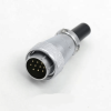 WS24 10pin Connector Plug, Power Cable Connector, Automotive Aviation Plug (10pin, Solder)