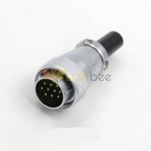 WS24 10pin Connector Plug, Power Cable Connector, Automotive Aviation Plug (10pin, Solder)