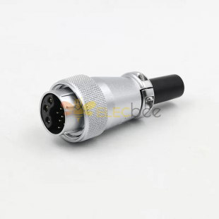 WS24 12BPin Aviation Connector Male Plug Waterproof Metal Threaded Panel M24 Outdoor LED Industrial Equipment