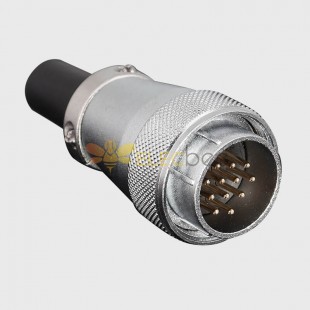 WS28 TQ 12pin Waterproof Connector Male Plug Connector, 25A 500V High Voltage Automotive Power Connector