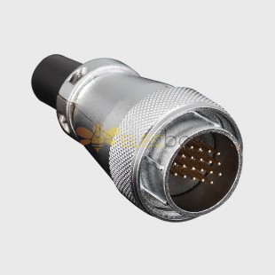 WS28 TQ 20pin Connector Plug, Power Cable Connector, Automotive Aviation Plug (20pin, Solder)