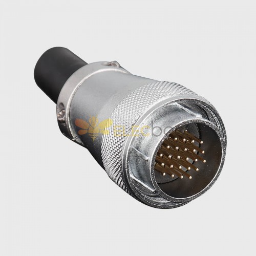 WS28 TQ 24pin Waterproof Connector Male Plug Connector, 5A 400V High Voltage Automotive Power Connector