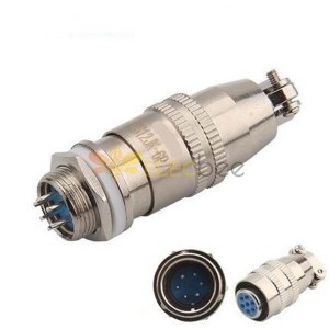 Fast Fix Connector XS12 6Pin Homme Femme Aviation Plug socket