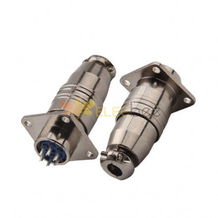 Aviation Connector Diam 16mm XS16-6pin Push-Pull Circular Quick Connector 5A 500v Male-Female Plug