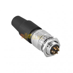 6 Pin YC12 Series Connector Avation Push-Pull Quick Lock Formal Mount female Plug Male Socket
