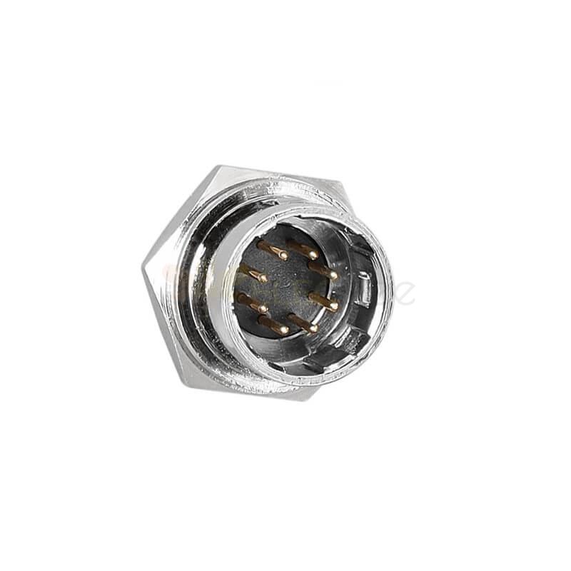 Formal Mount Female Plug Male Socket YC12 Series 8 Pin Avation Push-Pull Quick Lock