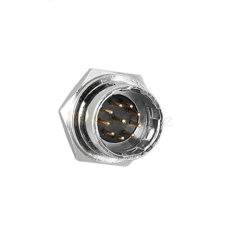 YC12 Series Connector 10 Pin Avation Push-Pull Quick Lock Formal Mount female Plug Male Socket