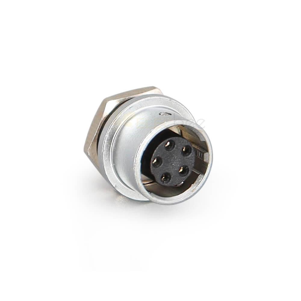 موصل Avation Push-Pull Quick Lock YC8 Series Connector Reverse Mount 5 Pin Male Plug Female Socket
