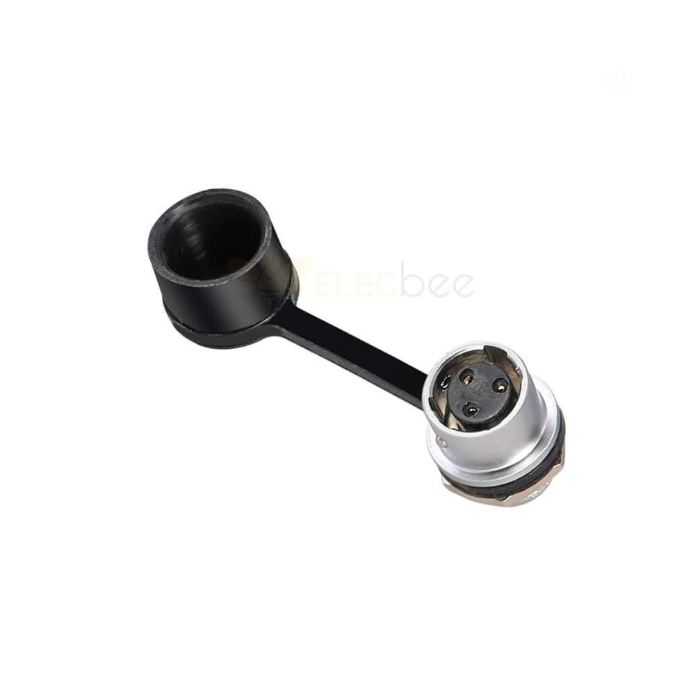 Waterproof Male Plug Female Socket Avation Connector Push-Pull Quick Lock YC8 Series Reverse Mount 3 Pin