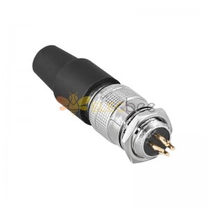 YC12 Series Connector 4 Pin Avation Push-Pull Quick Lock Formal Mount female Plug Male Socket