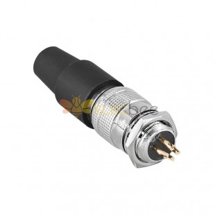 YC12 Series Connector 4 Pin Avation Push-Pull Quick Lock Formal Mount female Plug Male Socket