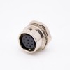HR10A Series Connector 10Pin Aviation Connector Female Receptacle Back Mount Conenctor with 10mm Matal Shell