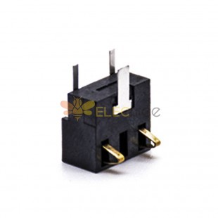 2 Pin Battery Connector Gold Plating 8.0H PCB Mount 5.0MM Pitch Battery Contact Shrapnel
