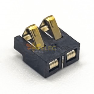 Conector de 2 pinos para montagem em PCB 2,5 PH 2,4 H Conector de bateria horizontal banhado a ouro