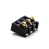 3 Pin Battery Connector 4.75H PCB Mount Gold Plating 4.25PH Battery Contact Shrapnel