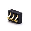 3 Pin Battery Connector 4.75H PCB Mount Gold Plating 4.25PH Battery Contact Shrapnel