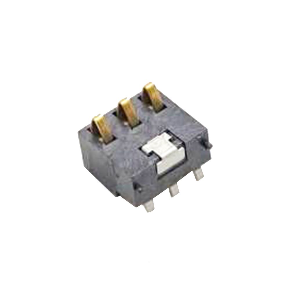 3개의 Pin DC 전원 연결 장치 7.0H 금 도금 PCB 산 2.5PH 수평한 건전지 연결관