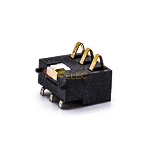 Connettore di alimentazione CC a 3 pin Connettore per batteria orizzontale da 2,5 PH per montaggio su PCB placcato oro 7.0H