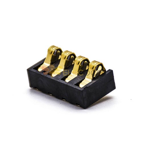 4 шрапнель контакта батареи держателя 4.75Х золота держателя 4.75Х ПКБ соединителя батареи Пин