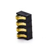 4 Pin Battery Connector PCB Mount 4.75H Gold Plating 4.25PH Battery Contact Shrapnel