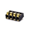 Connecteur de batterie à 4 broches PCB Mount 4.75H Gold Plating 4.25PH Batterie Contact Shrapnel