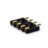 4 Pin Connector Battery 1.6H 2.5PH SMT Gold-plated 3U Anti-oxidation Battery Contacts