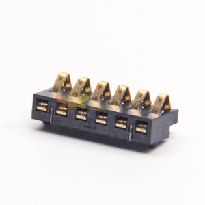 6 Pin Conector Masculino PH3.0 Plug PCB Mount SMD Golder Battery Connector