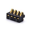 Battery 4P Connector 3.5H PCB Mount Gold Plating 2.5MM Pitch Battery Contact Shrapnel