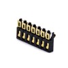 Conector de carregador de bateria 7 pinos montagem em PCB banhado a ouro 2,0 mm passo estilhaço de contato da bateria