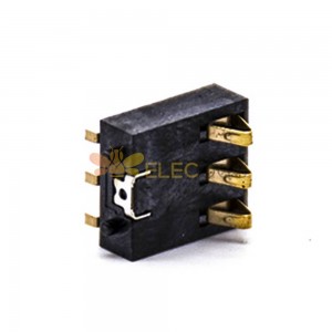 배터리 연결 3 핀 PCB 마운트 3.0PH 10.0H 금도금 배터리 접점