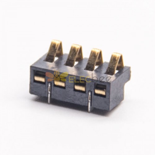 Аккумулятор подключения женщины 4 Пин Гольдерф PCB Маунт SMD Plug PH2.5