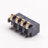 弹片式连接器贴片安装接PCB板4芯PH2.5镀金母电池座