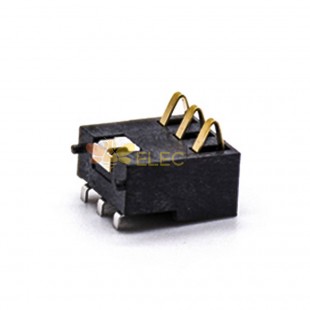 Conector de batería Montaje en placa de circuito impreso de 3 pines Paso de 2,5 mm 8H Conexión de fuente de alimentación Metralla