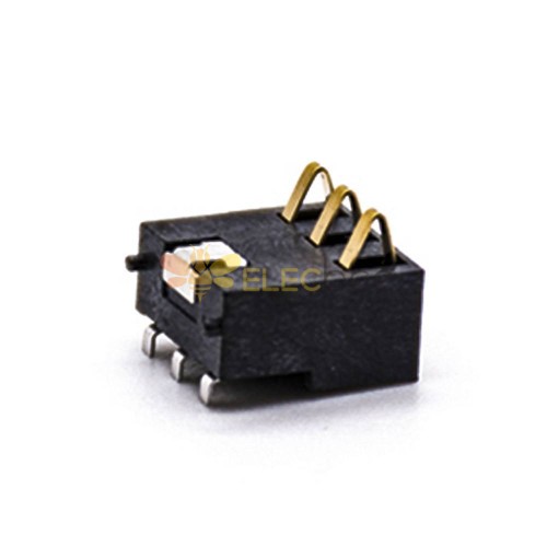 電池連接器3針PCB安裝2.5MM間距8H電源連接彈片
