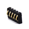 Battery Connector In Mobile 5 Pin 4.0H PCB Mount Gold Plating 4.0PH Battery Contacts