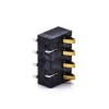 Conector de bateria em montagem de PCB móvel 6.0H banhado a ouro 4 pinos 2.5PH Contatos de bateria