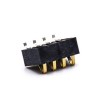 Battery Connector In Mobile PCB Mount 6.0H Gold Plating 4 Pin 2.5PH Battery Contacts