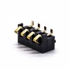 Batterieanschluss für Leiterplattenmontage, 4-polig, 4,5 H, vergoldet, 3 HE, antioxidativ, 2,5-mm-Raster