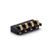 Battery Connector Plate 2.5MM Pitch 4 Pin Gold Plating PCB Mount