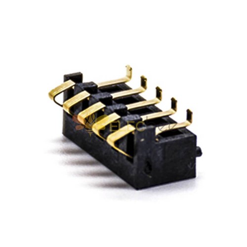 Battery Connectors 5.5H 5 Pin 2.5PH Gold Plating Power Supply Connection Shrapnel