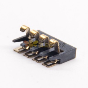Battery Connectors PCB Mount Plug SMT Homme 4 Pin Golder PH2.0