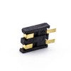 Suporte de bateria 2 pinos 2,5 mm passo banhado a ouro SMT telefone celular conector de bateria de lítio