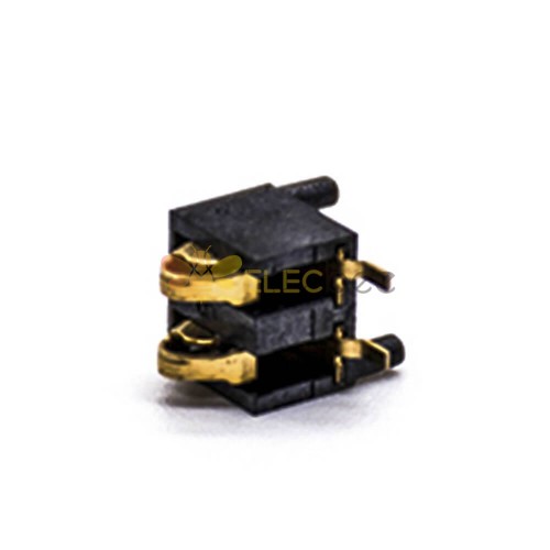 Battery Holder Battery Connector 3.7H PCB Mount 2 Pin 2.5PH Gold Plating